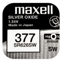 Maxell Elm-gombelem v377 1,55v ezüst-oxid sr626sw varta