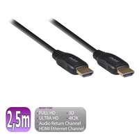 Ewent Ewent hdmi-hdmi kábel 2,5m black ew9871