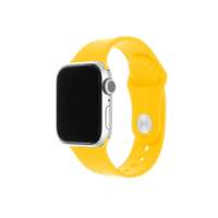 FIXED Fixed szilikon strap set apple watch 38/40/41 mm, sárga fixsst-436-yl