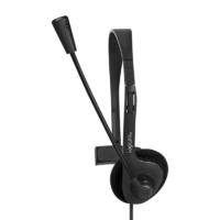 LogiLink Logilink mono headset, 1x 3,5 mm-es fejhallgató-csatlakozó, mikrofon