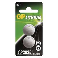 GP Gp cr2025 lítium gombelem 2db/bliszter b15253