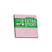 STICK N Stickn extrasticky recycled 76x76 mm 90 lap újrahasznosított pasztell rózsa jegyzettömb 21601