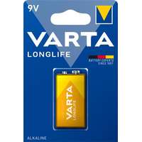 Varta Varta longlife alkáli elem 9v 6rl61 (1db/csomag) (4122101411)