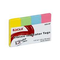 EAGLE Oldaljelölő eagle 652-5p papír pasztell vegyes szín 4x25 lap 150-1374