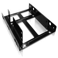 Raidsonic Raidsonic icybox ib-ac643 mounting frame for 2x 2,5" ssd/hdd in a 3,5 bay metal