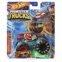 Mattel Hot wheels monster trucks: dem derby kisautó, 1:64