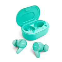 Philips Philips true wireless headphones tat1207bl/00 - super-small charging case, ipx4, up to 16+2 hrs play time, bluetooth 5.2, blue