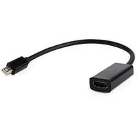 Gembird Gembird displayport mini - hdmi m/f adapter 0.2m fekete a-mdpm-hdmif-02