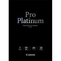 Canon Canon pt-101 a4 pro platinum fényes inkjet fotópapír 300gr. 20 ív (2768b016)