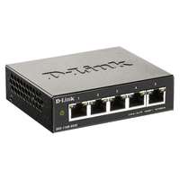 D-Link D-link switch 5x1000mbps fémházas asztali menedzselhető, dgs-1100-05v2/e