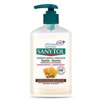 SANYTOL Folyékony szappan sanytol antibakteriális mandulatej és méhpempő 250ml