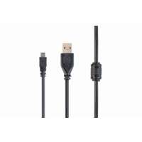 Gembird Gembird ccf-usb2-am5p-6 usb 2.0 a- mini 5pm cable with ferrite core 1,8m black