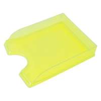 OPTIMA Irattartó tálca optima műanyag áttetsző sárga 22884