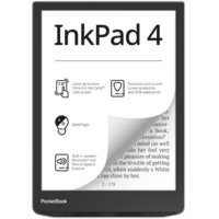 PocketBook Pocketbook e-reader pb743g inkpad4 ezüst (7,8" e-ink,háttérvilágítás, 2x1ghz,32gb,2000mah,wifi, bt, msd) pb743g-u-ww