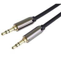 PREMIUMCORD Premiumcord kábel audio, árnyékolt, hq, 3,5mm jack - 3,5mm jack, m/m, 1,5m kjqmm015