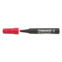 ICO Alkoholos marker, 1-4 mm, vágott, ico "permanent 12", piros 9580008004