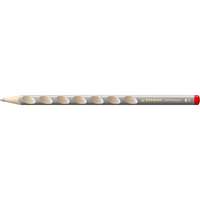 STABILO Színes ceruza, háromszögletű, jobbkezes, vastag, stabilo "easycolors", ezüst 332/805