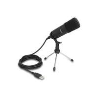 DeLock Delock 66882 24bit/192khz usb kondenzátor streaming/podcasting mikrofon