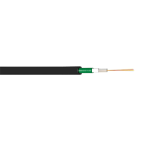 Nikomax Nikomax optikai kábel, beltéri és kültéri, sm 9/125, os2, 6 szálas, páncélozott (acéllal), lszh, fekete - méterre nkl-f-006s2tg-02c-bk