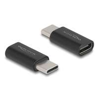 DeLock Delock adapter superspeed usb 10 gb/s (usb 3.2 gen 2) usb type-c dugasz-alj portkímélő fekete