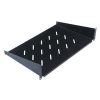 WP Wp fixed shelf 1u 300 mm, black ral 9005 wpn-afs-21030-b