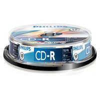 Philips Philips cd-r 80 52x 10db/henger (10-es címke) ph334543 / cphc10