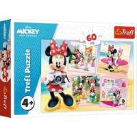 TREFL Trefl: minnie egér a fotós puzzle - 60 darabos