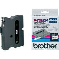 Brother Brother tx-231 laminált p-touch szalag (12mm) black on white - 15m tx231
