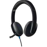 Logitech Logitech fejhallgató - h540 headset (vezetékes, usb, mikrofon, hangerőszabályzó, fekete) 981-000480