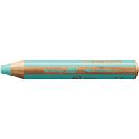 STABILO Színes ceruza, kerek, vastag, stabilo "woody 3 in 1 pastel", pasztell kék 880/402