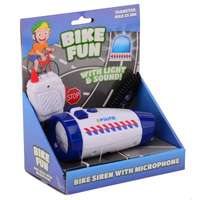Regio Toys Kerékpáros elektromos csengő - rendőrségi hangosbeszélő mikrofonnal