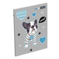 LIZZY CARD Notesz lizzy card a/7 papírfedeles we love dogs woof 20246