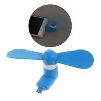 gigapack Hordozható ventilátor (mobiltelefonhoz csatlakoztatható, microusb, otg) kék gp-63844