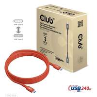 CLUB 3D Kab club3d usb2 type-c bi-directional usb-if certified cable data 480mb, pd 240w(48v/5a) epr m/m 3m / 9.84 ft cac-1513