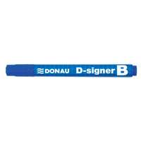 DONAU Táblamarker, 2-4 mm, kúpos, donau "d-signer b", kék 7372001-10pl
