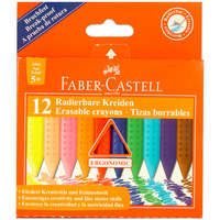 FABER-CASTELL Faber-castell 12 db-os radírozható vékony zsírkréta készlet