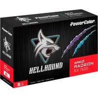 TUL Powercolor hellhound rx 7600 8gb gddr6 videokártya (rx 7600 8g-l/oc)