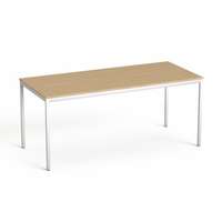 MAYAH általános asztal fémlábbal, 75x170 cm, mayah "freedom sv-40", kőris sv-40/ibxa40k
