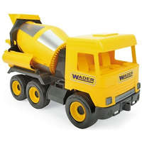 Wader Wader: middle truck betonkeverő, 38 cm - sárga