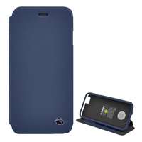 Krusell Krusell flipcase malmö, műanyag telefonvédő (oldalra nyíló bőr hatású flip, asztali tartó funkció, bankkáryta tartó) kék 75900