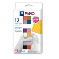 FIMO Gyurma, készlet, 12x25 g, égethető, fimo "soft fashion", 12 különböző szín 8023 c12-5