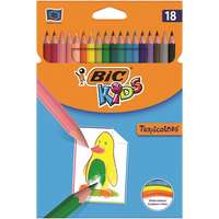 BIC Színes ceruza bic kids tropicolors hatszögletű 18 db/készlet 9375173
