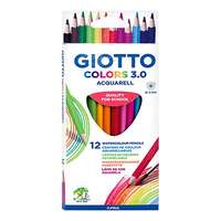 GIOTTO Színes ceruza giotto colors 3.0 aquarell háromszögletű 12 db/készlet 2771 00