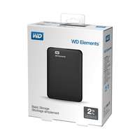 Western Digital Western digital elements portable wdbu6y0020bbk 2,5" 2tb usb3.0 fekete külső winchester wdbu6y0020bbk-wesn