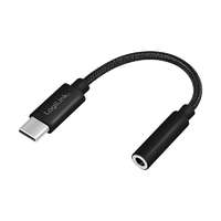 LogiLink Logilink usb type-c kábel 3,5 mm-es audio jack adapterhez, 13 cm