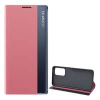 gigapack Tok álló, textil hatású (aktív flip, oldalra nyíló, asztali tartó, smart view cover) rózsaszín gp-112123