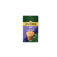 JACOBS Kávé instant jacobs cappuccino milka-mogyorós 8x16,5g 4061363