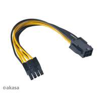 Akasa Kábel táp átalakító akasa 6-pin pcie - 8-pin eps12v 15cm ak-cb051