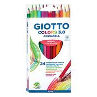 GIOTTO Színes ceruza giotto colors 3.0 aquarell háromszögletű 24 db/készlet 2772 00