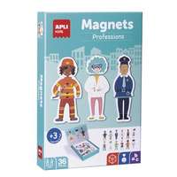 APLI Mágneses készségfejlesztő készlet, 36 db, apli kids "magnets", szakmák 18532